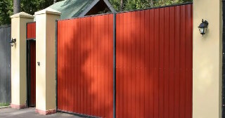 Купить ворота из профнастила Каменка, цена от 4102 руб.